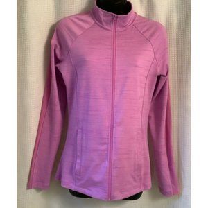LORNA JANE Active Premium Jacket Pink Zip Up Exercise Running Lounging Medium